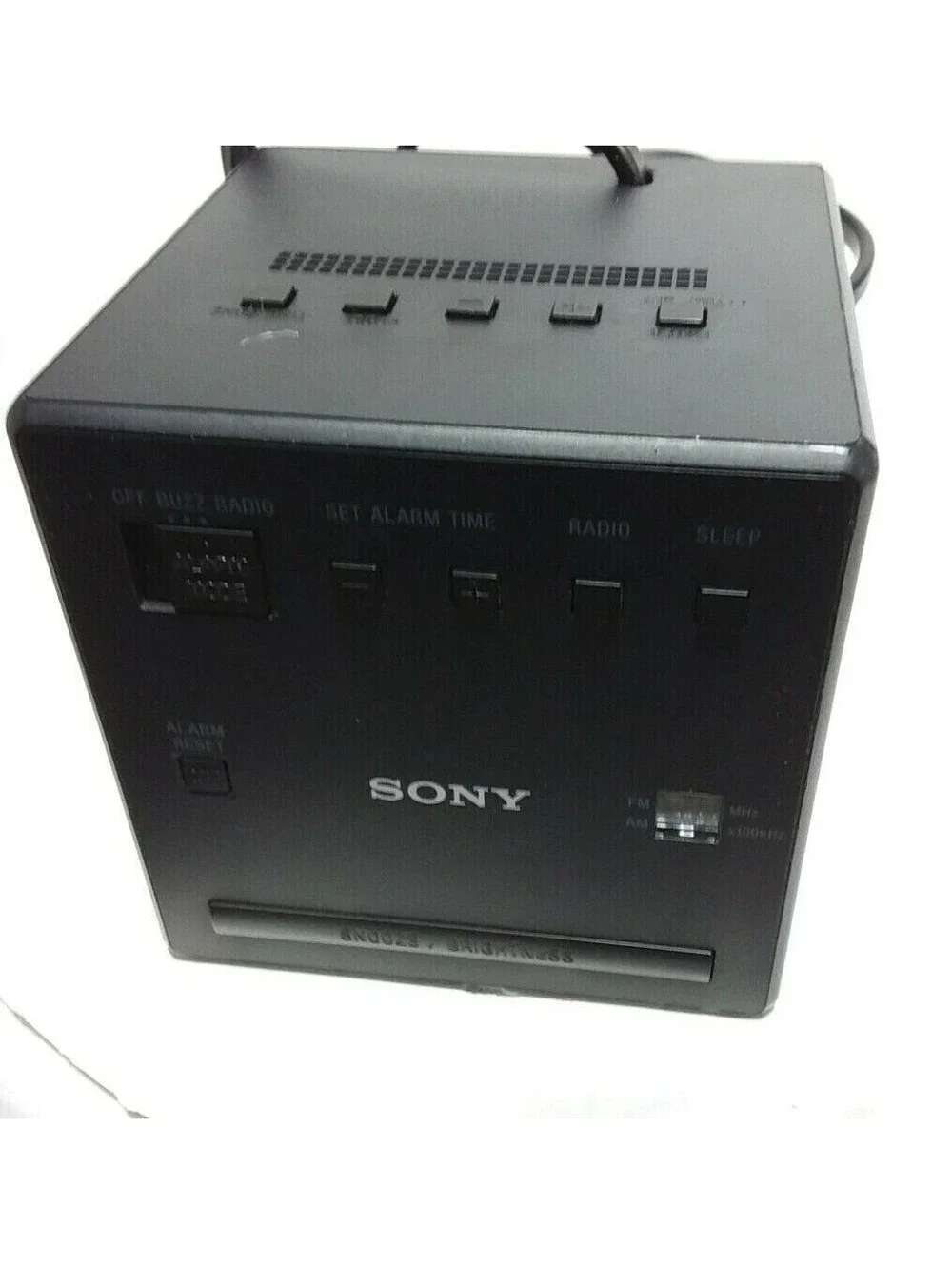 Sony ICF-C1 Digital Alarm Clock Radio AM FM LED Display Compact Bedside Black